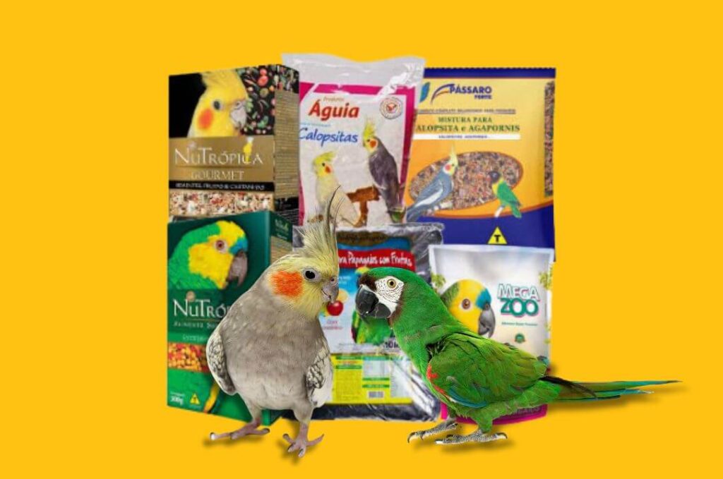 Ração para papagaio - Ração para calopsita