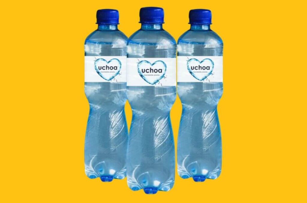 garrafa de água mineral uchoa